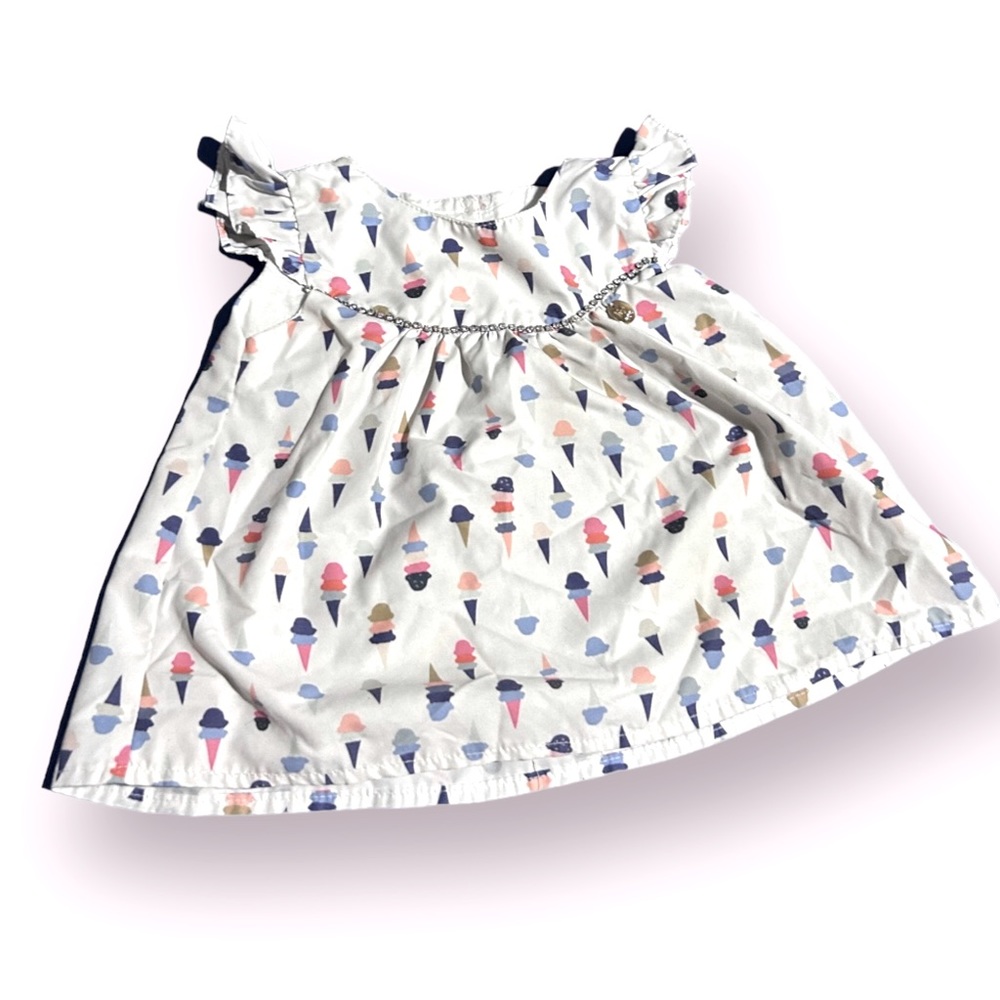 Pupi infant ice cream cone dress size G (9-12 Mo) imported